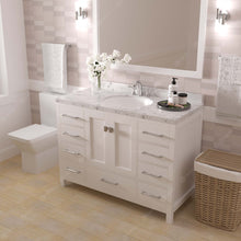 Load image into Gallery viewer, Virtu USA Caroline Avenue 48&quot; Single Bath Vanity in White with White Quartz Top and Round Sink- Virtuusa