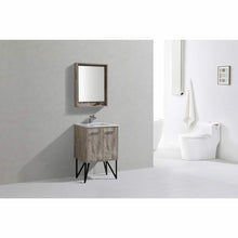 Load image into Gallery viewer, Bosco 24&quot; Modern Bathroom Vanity w/ Quartz Countertop and Matching Mirror - Vanity Grace Store