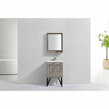 Load image into Gallery viewer, Bosco 24&quot; Modern Bathroom Vanity w/ Quartz Countertop and Matching Mirror - Vanity Grace Store
