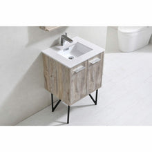 Load image into Gallery viewer, Bosco 24&quot; Modern Bathroom Vanity w/ Quartz Countertop and Matching Mirror - Vanity Grace Store