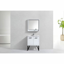 Load image into Gallery viewer, Bosco 30&quot; Modern Bathroom Vanity w/ Quartz Countertop and Matching Mirror - Vanity Grace Store