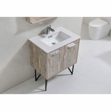 Load image into Gallery viewer, Bosco 30&quot; Modern Bathroom Vanity w/ Quartz Countertop and Matching Mirror - Vanity Grace Store