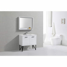 Load image into Gallery viewer, Bosco 36&quot; Modern Bathroom Vanity w/ Quartz Countertop and Matching Mirror - Vanity Grace Store
