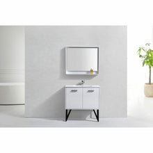 Load image into Gallery viewer, Bosco 36&quot; Modern Bathroom Vanity w/ Quartz Countertop and Matching Mirror - Vanity Grace Store