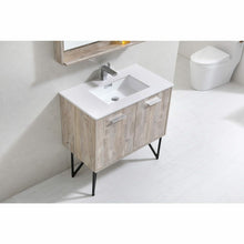 Load image into Gallery viewer, Bosco 36&quot; Modern Bathroom Vanity w/ Quartz Countertop and Matching Mirror - Vanity Grace Store