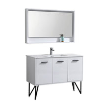 Load image into Gallery viewer, Bosco 48&quot; Modern Bathroom Vanity w/ Quartz Countertop and Matching Mirror - Vanity Grace Store