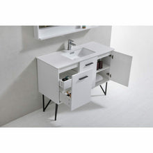 Load image into Gallery viewer, Bosco 48&quot; Modern Bathroom Vanity w/ Quartz Countertop and Matching Mirror - Vanity Grace Store