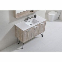 Load image into Gallery viewer, Bosco 48&quot; Modern Bathroom Vanity w/ Quartz Countertop and Matching Mirror - Vanity Grace Store