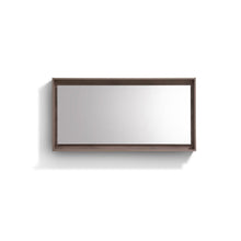 Load image into Gallery viewer, Kube 60&quot; Framed Mirror With Shelve - Butternut  Finish- Kubebath