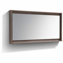 Load image into Gallery viewer, Bosco 60&quot; Framed Mirror With Shelve - Vanity Grace Store - Kubebath