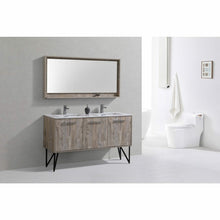 Load image into Gallery viewer, Bosco 60&quot; Double Sink Modern Bathroom Vanity w/ Quartz Countertop and Matching Mirror - Vanity Grace Store