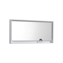Load image into Gallery viewer, Bosco 60&quot; Framed Mirror With Shelve - Vanity Grace Store - Kubebath