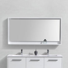 Load image into Gallery viewer, Bosco 60&quot; Framed Mirror With Shelve - Vanity Grace Store - Kubebath
