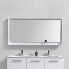 Load image into Gallery viewer, Kube BathBosco 60&quot; Framed Mirror With Shelve - Vanity Grace Store - Kubebath