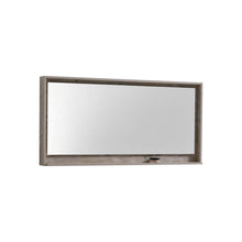Load image into Gallery viewer, Bosco 60&quot; Framed Mirror With Shelve - Vanity Grace Store - Kubebath