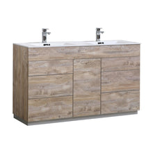 Load image into Gallery viewer, Milano 60&quot; Double Sink Modern Bathroom Vanity - Vanity Grace Store