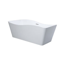 Load image into Gallery viewer, Kube Ondulato 67&#39;&#39; White Free Standing Bathtub - Vanity Grace Store - Kubebath