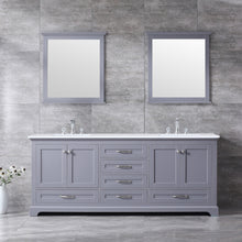 Load image into Gallery viewer, Lexora Lexora Jacques 30&quot; White Single Vanity, White Quartz Top, White Square Sink and no Mirror- Lexora