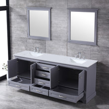 Load image into Gallery viewer, Lexora Lexora Jacques 30&quot; White Single Vanity, White Quartz Top, White Square Sink and no Mirror- Lexora
