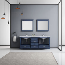 Load image into Gallery viewer, Lexora Lexora Jacques 30&quot; Dark Grey Single Vanity, White Quartz Top, White Square Sink and no Mirror- Lexora