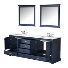 Load image into Gallery viewer, Lexora Lexora Jacques 30&quot; Dark Grey Single Vanity, White Quartz Top, White Square Sink and no Mirror- Lexora