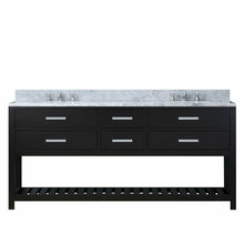 Load image into Gallery viewer, Water Creation 72 Inch Espresso Double Sink Bathroom Vanity From The Madalyn Collection- Water Creation