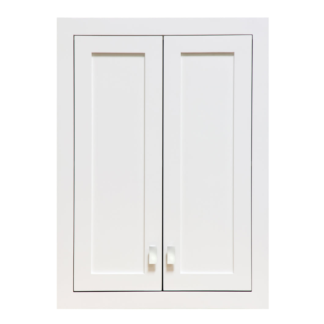 Water Creation Madison Collection Wall Cabinet In White- Water Creation