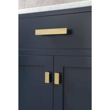Load image into Gallery viewer, Water Creation Madison 24-Inch Single Sink Carrara White Marble Vanity In Monarch Blue With Matching Mirror and F2-0013-06-FX Lavatory Faucet- Water Creation