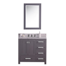 Load image into Gallery viewer, Water Creation 36 Inch Wide Dark Espresso Single Sink Bathroom Vanity With Faucets From The Madison Collection- Water Creation