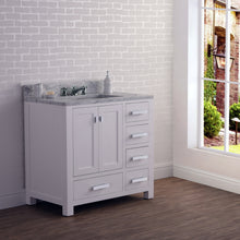 Load image into Gallery viewer, Water Creation 36 Inch Wide Pure White Single Sink Bathroom Vanity From The Madison Collection- Water Creation