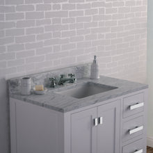Load image into Gallery viewer, Water Creation 36 Inch Wide Dark Espresso Single Sink Bathroom Vanity With Matching Mirror And Faucet(s) From The Madison Collection- Water Creation