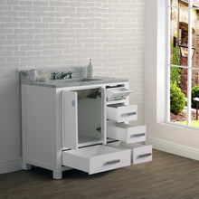 Load image into Gallery viewer, Water Creation 36 Inch Wide Dark Espresso Single Sink Bathroom Vanity With Matching Mirror And Faucet(s) From The Madison Collection- Water Creation