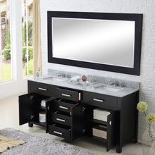 Load image into Gallery viewer, Water Creation 72 Inch Pure White Double Sink Bathroom Vanity From The Madison Collection- Water Creation