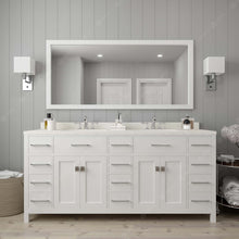 Load image into Gallery viewer, Virtu USA Caroline Parkway 72&quot; Double Sink Dazzle White Quartz Top Vanity- Virtuusa