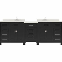 Load image into Gallery viewer, Virtu USA Caroline Parkway 93&quot; Double Sink Dazzle White Quartz Top Vanity- Virtuusa