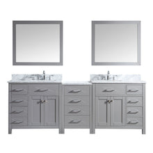 Load image into Gallery viewer, Caroline Parkway 93&quot; Double Sink Dazzle White Quartz Top Vanity - Vanity Grace Store