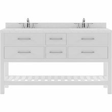 Load image into Gallery viewer, Caroline Estate 60&quot; Double Sink Dazzle White Quartz Top Vanity - Vanity Grace Store - Virtuusa