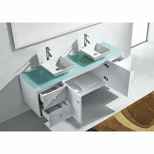 Load image into Gallery viewer, Virtu USA Clarissa 72&quot; Double Square Sink Vanity with Faucet - Mirror- Virtuusa