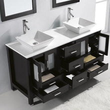 Load image into Gallery viewer, Bradford 60&quot; Double Sink Vanity with Faucet - Vanity Grace Store - Virtuusa