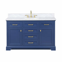 Load image into Gallery viewer, Milano 54&quot; Single Sink Vanity - Blue- Design Element Bath Kitchen