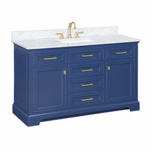 Load image into Gallery viewer, Milano 54&quot; Single Sink Vanity - Blue- Design Element Bath Kitchen