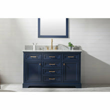 Load image into Gallery viewer, Milano 54&quot; Single Sink Vanity - Blue- Design Element Bath Kitchen