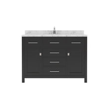 Load image into Gallery viewer, Virtu USA Caroline 48&quot; Single Bath Vanity in Espresso with White Quartz Top and Square Sink- Virtuusa