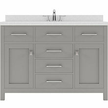 Load image into Gallery viewer, Caroline 48&quot; Single Sink Italian Carrara White Marble Top Vanity - Vanity Grace Store - Virtuusa