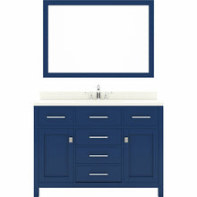 Load image into Gallery viewer, Virtu USA Caroline 48&quot; Single Bath Vanity in French Blue with Top , Sink and Matching Mirror- Virtuusa
