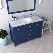 Load image into Gallery viewer, Virtu USA Caroline 48&quot; Single Bath Vanity in French Blue with Top , Sink and Matching Mirror- Virtuusa