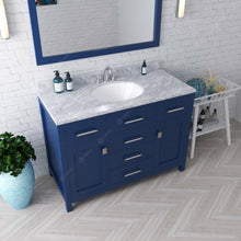 Load image into Gallery viewer, Virtu USA Caroline 48&quot; Single Bath Vanity in French Blue with Top , Sink , Faucet and Matching Mirror- Virtuusa