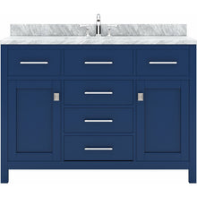Load image into Gallery viewer, Virtu USA Caroline 48&quot; Single Bath Vanity in French Blue with  Top and  Sink- Virtuusa