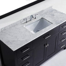 Load image into Gallery viewer, Caroline 60&quot; Single Sink Italian Carrara White Marble Top Vanity - Vanity Grace Store - Virtuusa
