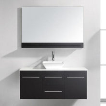 Load image into Gallery viewer, Marsala 48&quot; Single Sink White Engineered Stone Top Vanity with Faucet and Mirror - Vanity Grace Store - Virtuusa